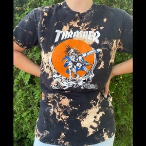 Customized thrasher t shirt